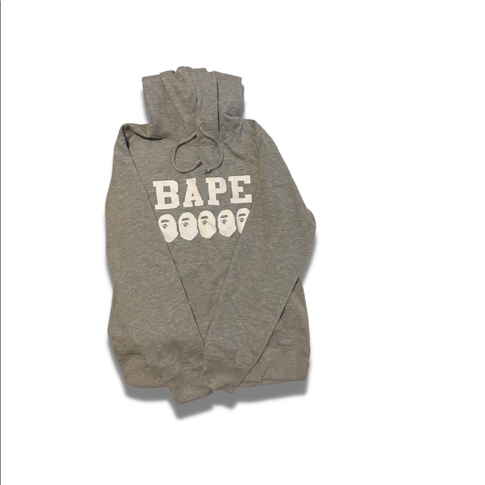 BAPE Go Skate Summer Grey Pullover Hoodie